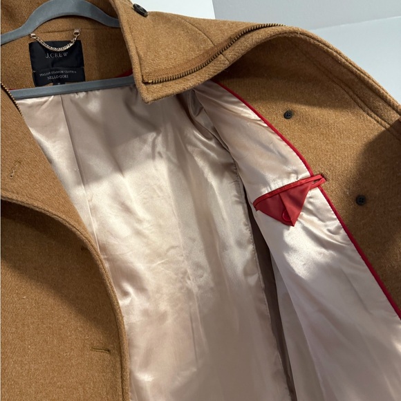J. Crew Women's Tan Wool Coat - Picture 4 of 5